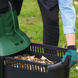Bosch Home and Garden desmenuzadora silenciosa de jardín AXT 22 D (2200 W; apta para madera, setos y zarzas; caja recogida integrada 53 L; en embalaje cartón)