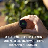 Garmin Forerunner 55, Reloj inteligente para running con GPS, Planes de entrenamiento, Notificaciones y seguimiento del bienestar, Color Negro
