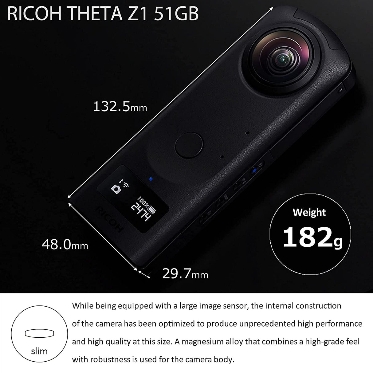 Ricoh Theta Z1 51GB - Cámara 360