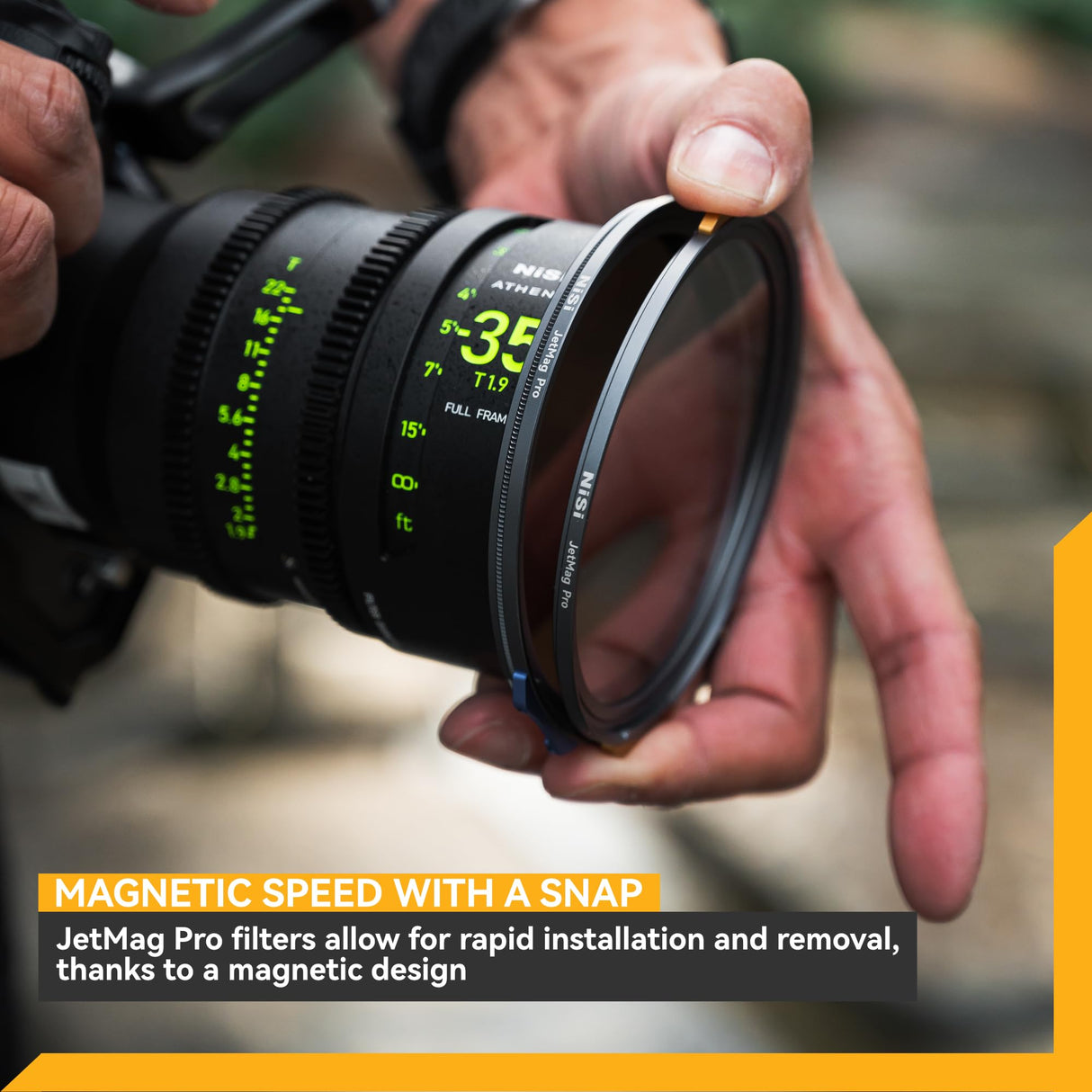 NiSi JetMag Pro Landscape ND Kit 82mm Kit de Filtro Magnético (FS ND8, FS ND64, FS ND1000, True Color CPL, 67mm/72mm/77mm/82mm Anillos Adaptadores, Tapas delantera y trasera, Bolsa Caddy)