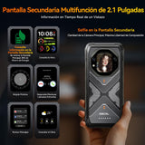 OSCAL Tank 1 Movil Resistente 5G, 48GB+512GB, 20000mAh 55W, Cámara 64MP+50MP+20MP Visión Nocturna, 6.78" FHD+120Hz & 2,01" Pantalla Sec., Dimensity 7050 Movil Irrompible Android 15, IP69K/NFC/OTG