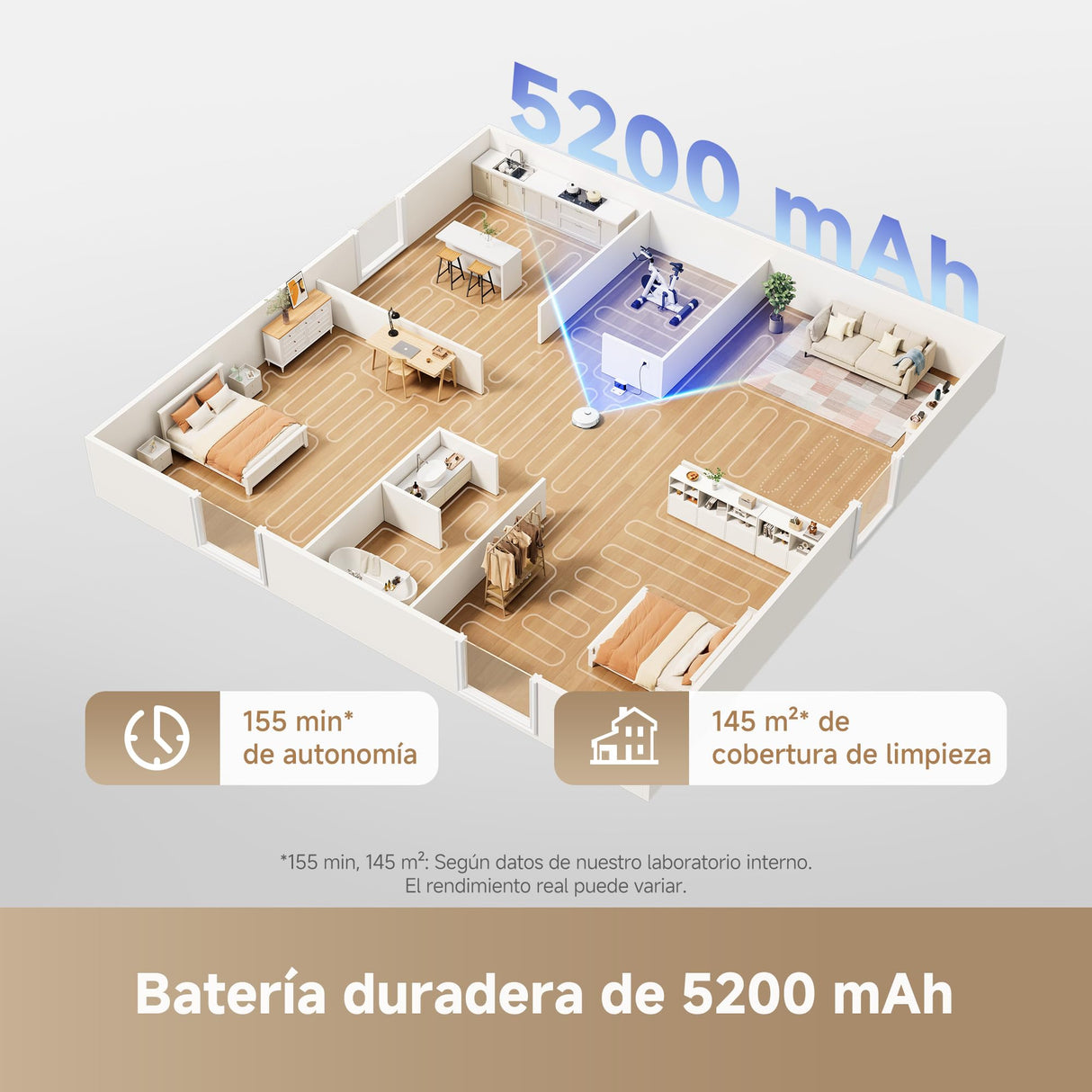 DREAME L10s Pro Gen 3 Robot Aspirador y Friegasuelos Inteligente, Succión Vormax de 13.000 Pa, Sistema de Fregado DuoScrub, Mopa con Elevación Automática de 7 mm, Alcanza lo Inalcanzable, 5.200 mAh