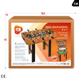 ColorBaby CB Games - Mesa multijuegos 4 en 1 con Patas (85328)