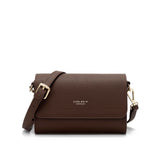 Carlheim, Gotland Genuine Leather collection, Scarlett Genuine Leather Handbag (Brown)