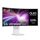LG 39GS95QE-W - Monitor Gaming Ultragear, 39", OLED WQHD, (3440x1440), 21:9, 240 Hz, 0,03 ms, Clasificación F, Tecnología Micro Lens Array +, DisplayHDR True Black 400, Blanco