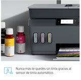 HP Smart Tank Plus 570 5HX14A- Impresora A4 Multifunción con Deposito de Tinta Recargable, Impresión a Color, Escaner, Copiadora, Wi-Fi, HP Smart App, Negro