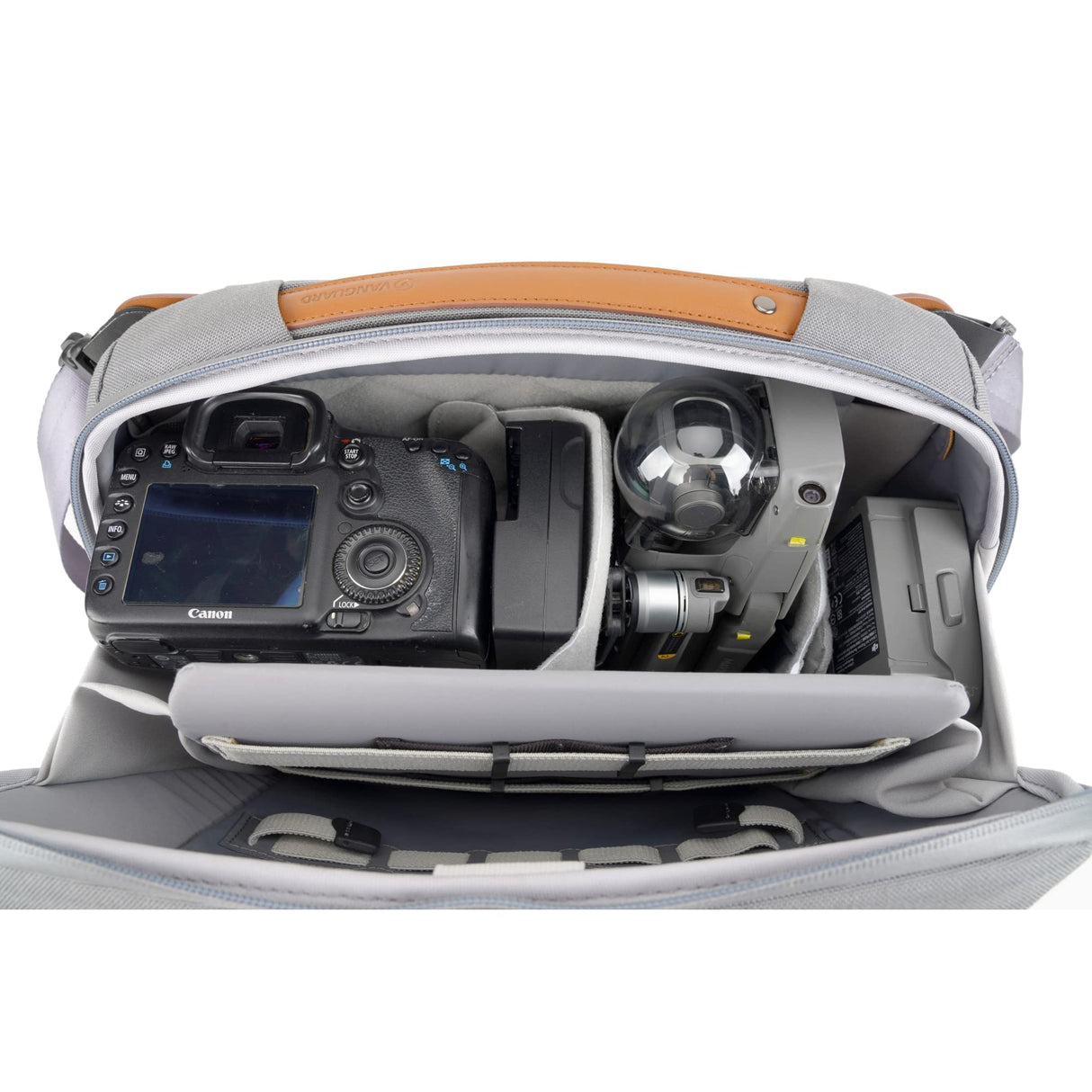 Vanguard Veo City CB34 - Bolsa Cruzada para cámara sin Espejo, Color Gris