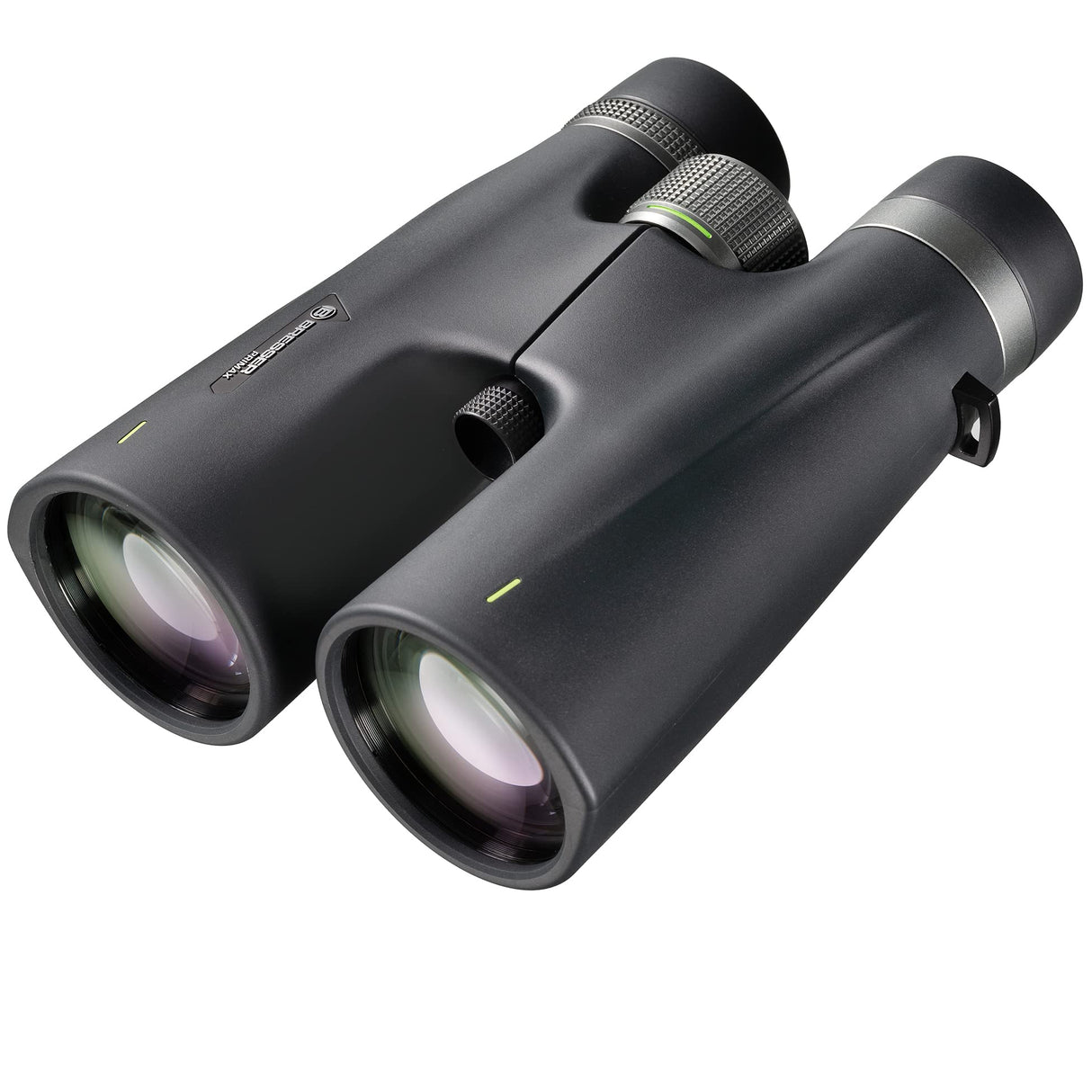 Bresser Primax 9676203 - Prismáticos (8 x 56 mm, Revestimiento Multicapa, Incluye Funda, Correa y Rosca de conexión para trípode), Color Negro