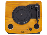 TREVI TT 1022 BT - Mesa GIRATORIA ESTÉREO Retro Bluetooth ESTÉREO, Madera