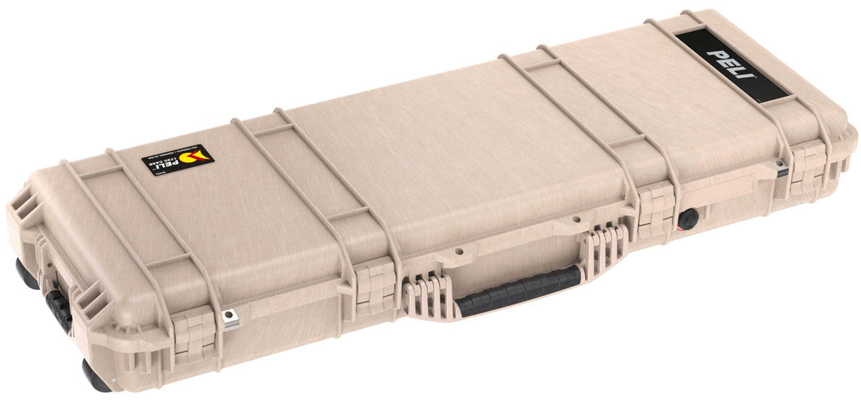 PELI 1720 Maleta Protectora Alargada; Protección Superior para Equipos Valiosos como Cámaras DSLR, Kits GoPro y Drones Compactos; Resistente al Agua y al Polvo; Volumen: 49 litros; Color: Beige