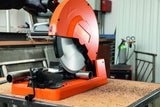 FEIN Ingletadora para metal MKAS 355 para el corte rápido y preciso de tubos cuadrados de hasta 120 mm y perfiles redondos de hasta 100 mm. Diámetro de la hoja de sierra 355 mm.