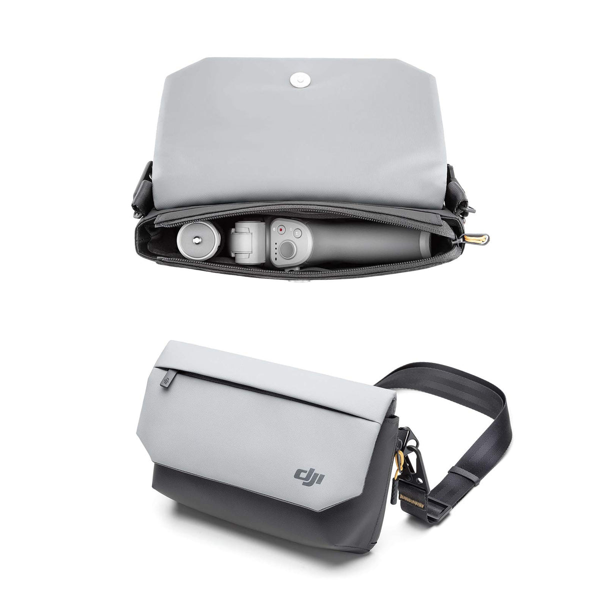 DJI - Trípode de Mano OM 4 Combo de 3 Ejes estabilizador con Bolsa DJI Sling, para vlog, Youtube, Streaming, para iPhone y Android