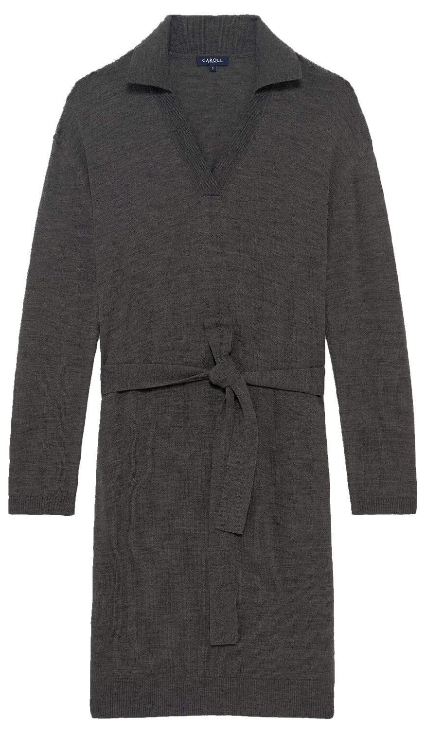 Caroll Vestido, Mujer, Gris Oscuro, S