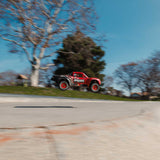 ARRMA- Mojave Grom Coche controlado por Radio, Color Rojo, 1/18 (Horizon Hobby ARA2104T1)