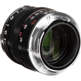 Carl Zeiss Planar T* 2/50 ZM - Objetivo (MILC, 6/4, 5 cm, Negro, 5.2 cm, 4.3 cm)