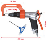 KS Tools 515.1310 Juego de taladro rápido neumático para puntos de soldadura Fastdrill, 3 pzs