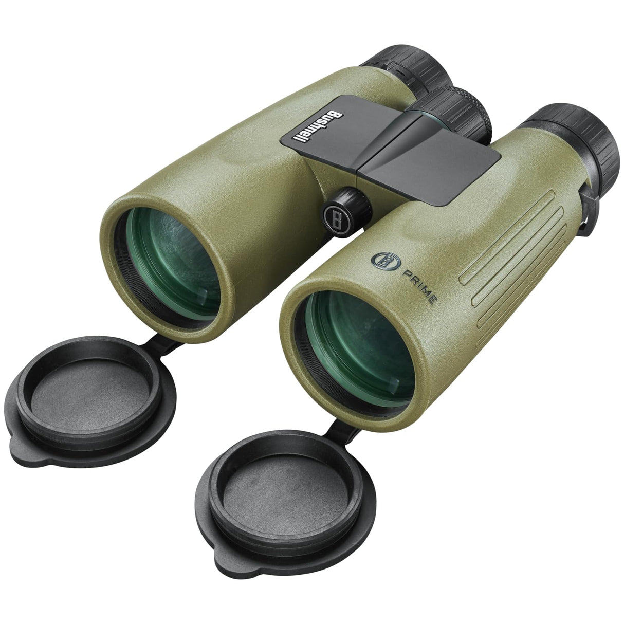 Bushnell Prime - Binocular de 12 x 50 Pulgadas y bóveda Bino Caddy Paquete Combinado, prismáticos de Caza Impermeables con Bolsa Binocular Resistente para Caza, observación de Aves y Senderismo