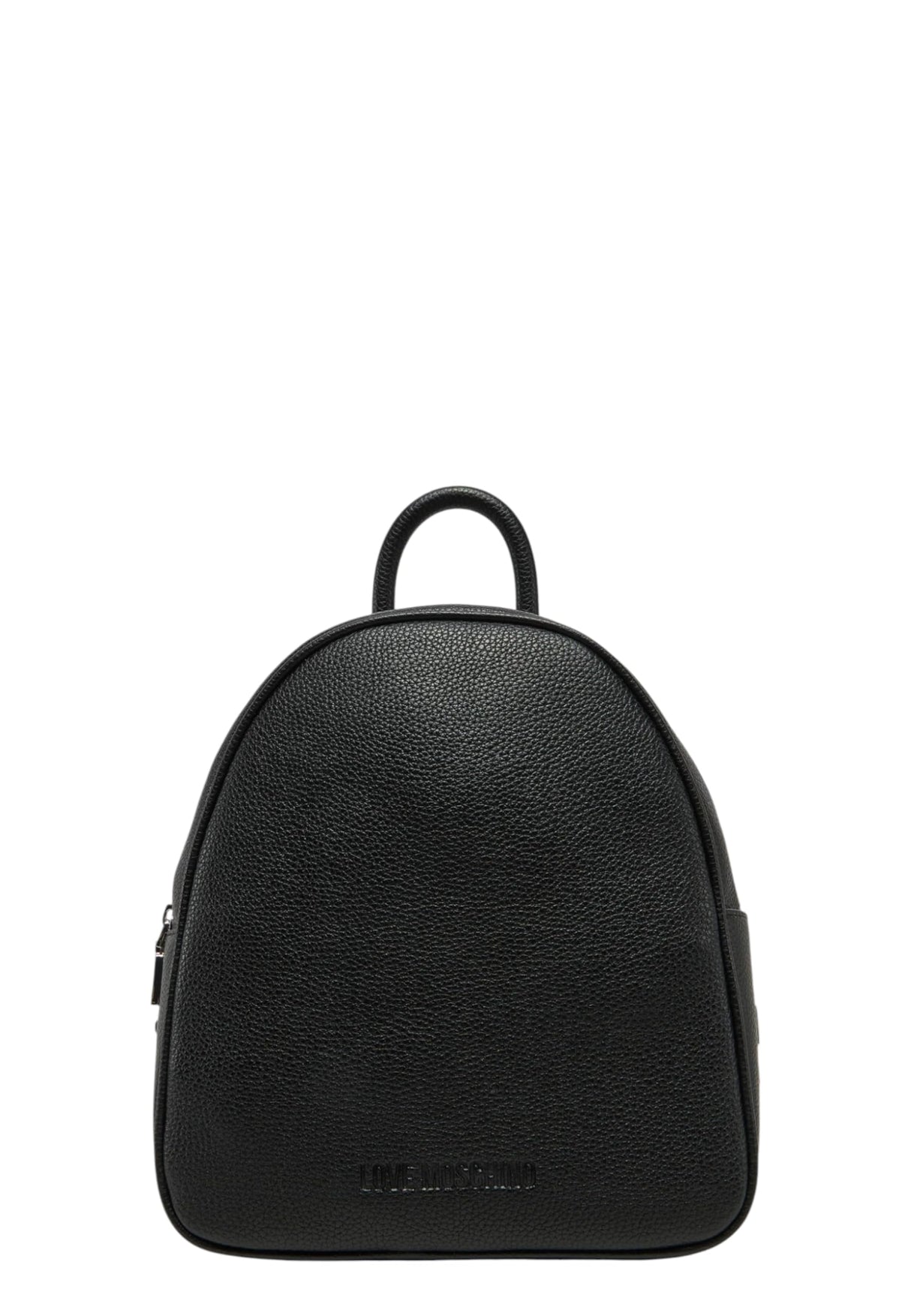 Moschino Borsa Donna Love zaino ecopelle nero/nikel BS25MO31 JC4030PP1MLT000B, Negro, medium