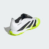 adidas Predator League Fold-Over Tongue Turf Football Boots, Botas de fútbol Unisex Adulto, Cloud White/Core Black/Lucid Lemon, 36 EU
