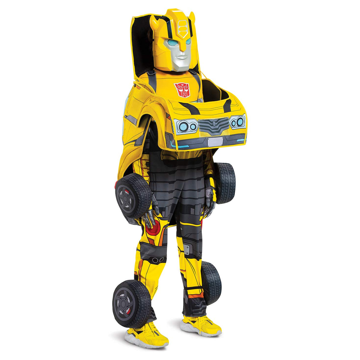 DISGUISE DISK103509L - Disfraz de abejorro de Transformers Converting Transformers, para niño, amarillo, pequeño de 4 a 6 años