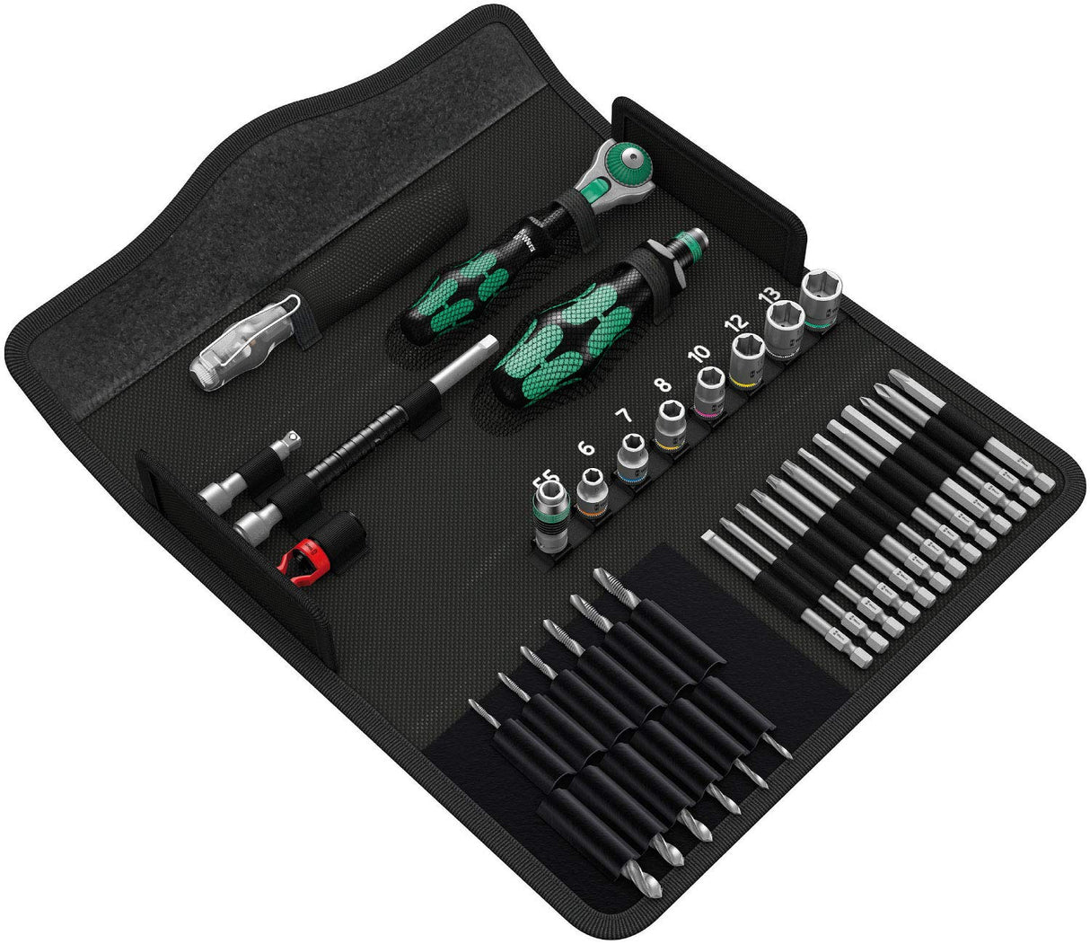 Wera 05135928001 Kraftform Kompakt M 1 metal, Juego de herramientas, 39 piezas