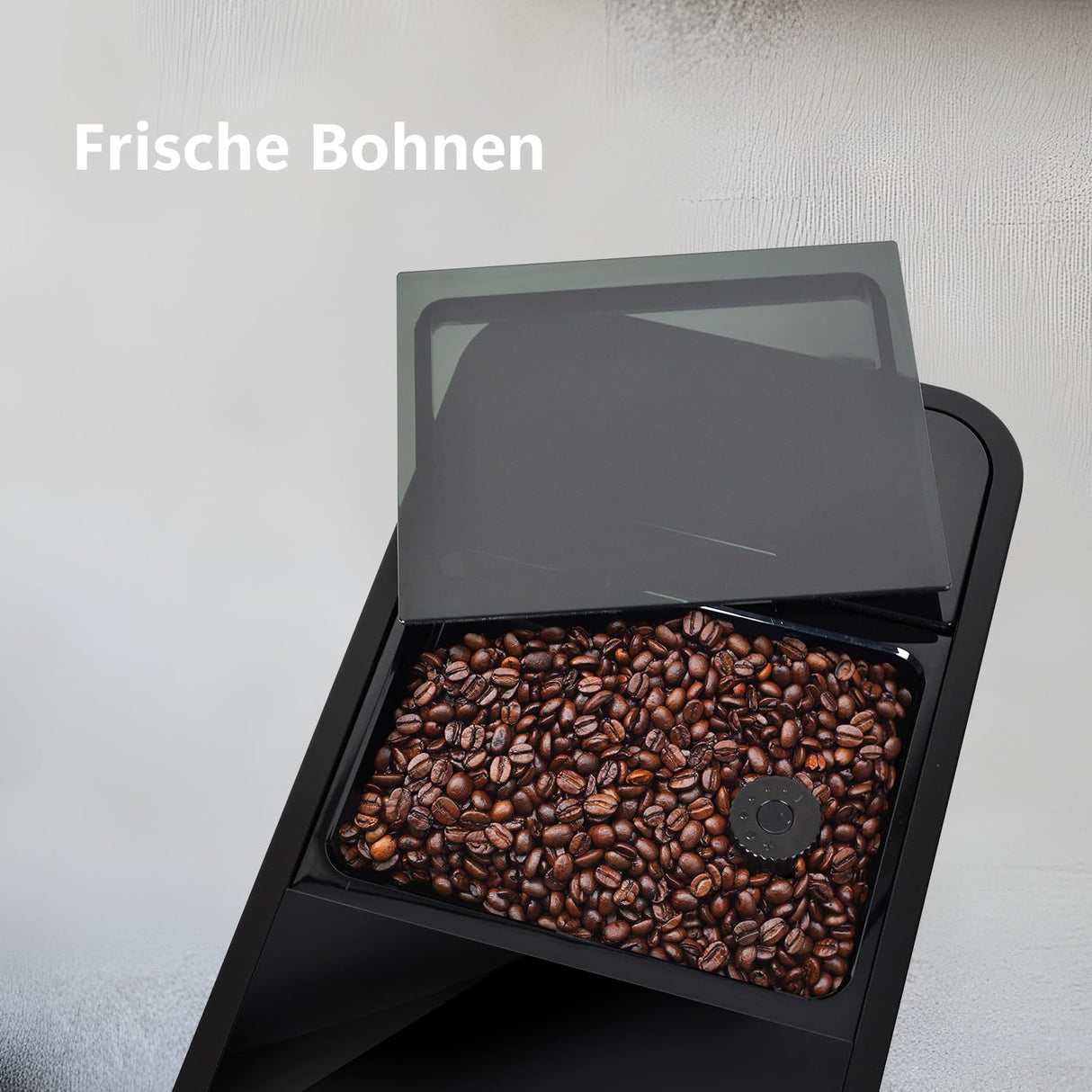 Silva Schneider Cafetera automática KVA 2400 | Compacta 18 cm | 19 Bar | Molinillo de acero inoxidable | Panel LED táctil | Modo de velocidad en 45 segundos – sin precalentamiento | Sistema Eco |