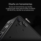ASUS NUC 14 Pro Mini PC Comercial con IA, Procesador Intel Core Ultra 7 155H, Intel ARC GPU, 32GB RAM DDR5 (2x16), 512GB SSD, Windows 11 Pro, Cable de alimentación Incluido, Negro