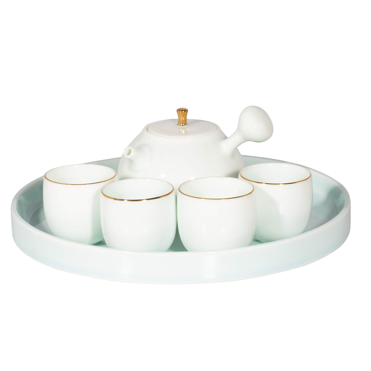 Aufora H0648A Serveware, Cerámica, Azul Claro