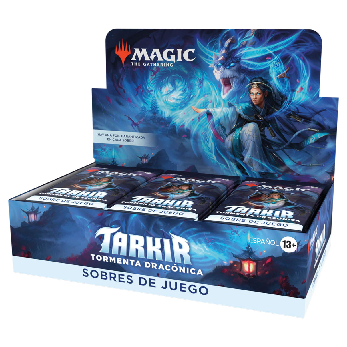 Caja de sobres de juego de Tarkir: tormenta dracónica de Magic: The Gathering (Versión en Español)