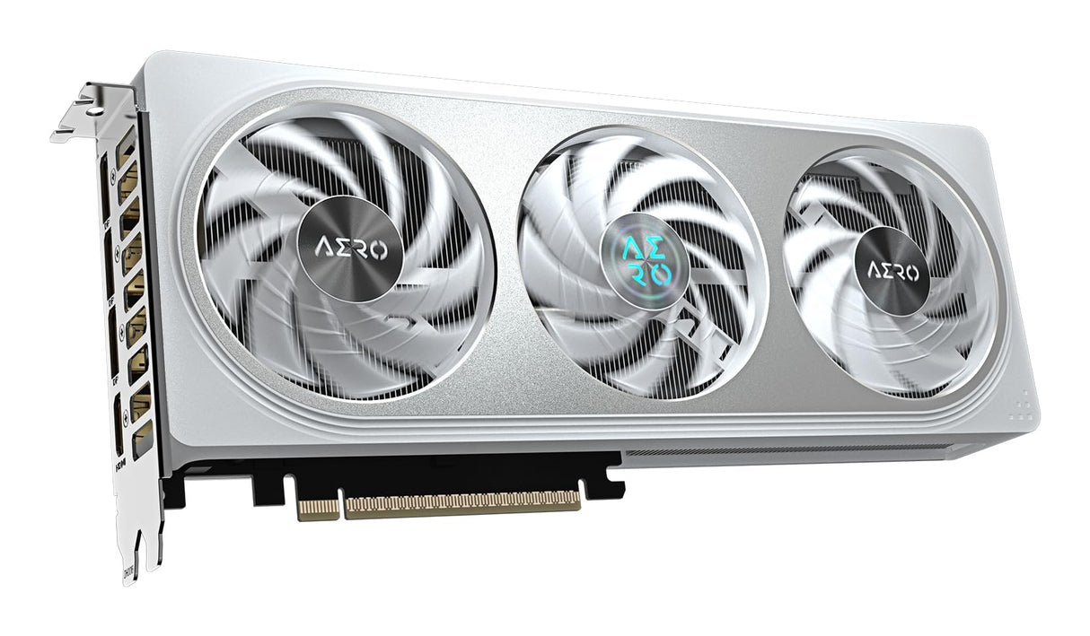 Gigabyte GeForce RTX 5060 Aero OC 8G Tarjeta Gráfica - 8GB GDDR7, 128bit, PCI-E 5.0, 2595 MHz Frecuencia del núcleo, 3 x DisplayPort, 1 x HDMI, GV-N5060AERO OC-8GD