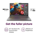 Lenovo Laptop Yoga 7i 2 en 1 - Pantalla táctil 2K de 16 pulgadas, pantalla de 300 nits, CPU Intel 12-Core Ultra 5 125U, DDR5 de 16 GB, SSD de 2 TB, teclado retroiluminado, Wi-Fi6, Win 11 Pro, con