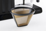Caso Cafetera de goteo Aroma Sense - Cafetera de diseño, Capacidad 1,25L para 10 tazas, 1550W de Potencia, temporizador, filtro permanente, apagado automático, Pantalla táctil, negra