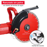 HYCHIKA 3200W Sierra Eléctrica para Hormigón, 305mm Cortador de Sierra Circular con Motor de 4300RPM, Rozadora Pared Incluye Línea de Agua y Bomba, para Piedra Ladrillo Madera
