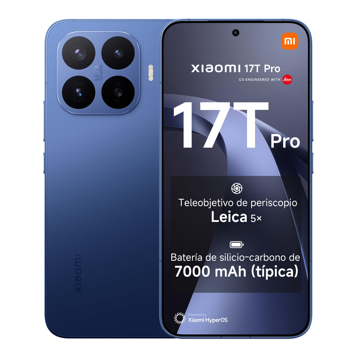 XIAOMI 17T Pro Smartphone de 12+1024GB Azul Teleobjetivo Leica 5X