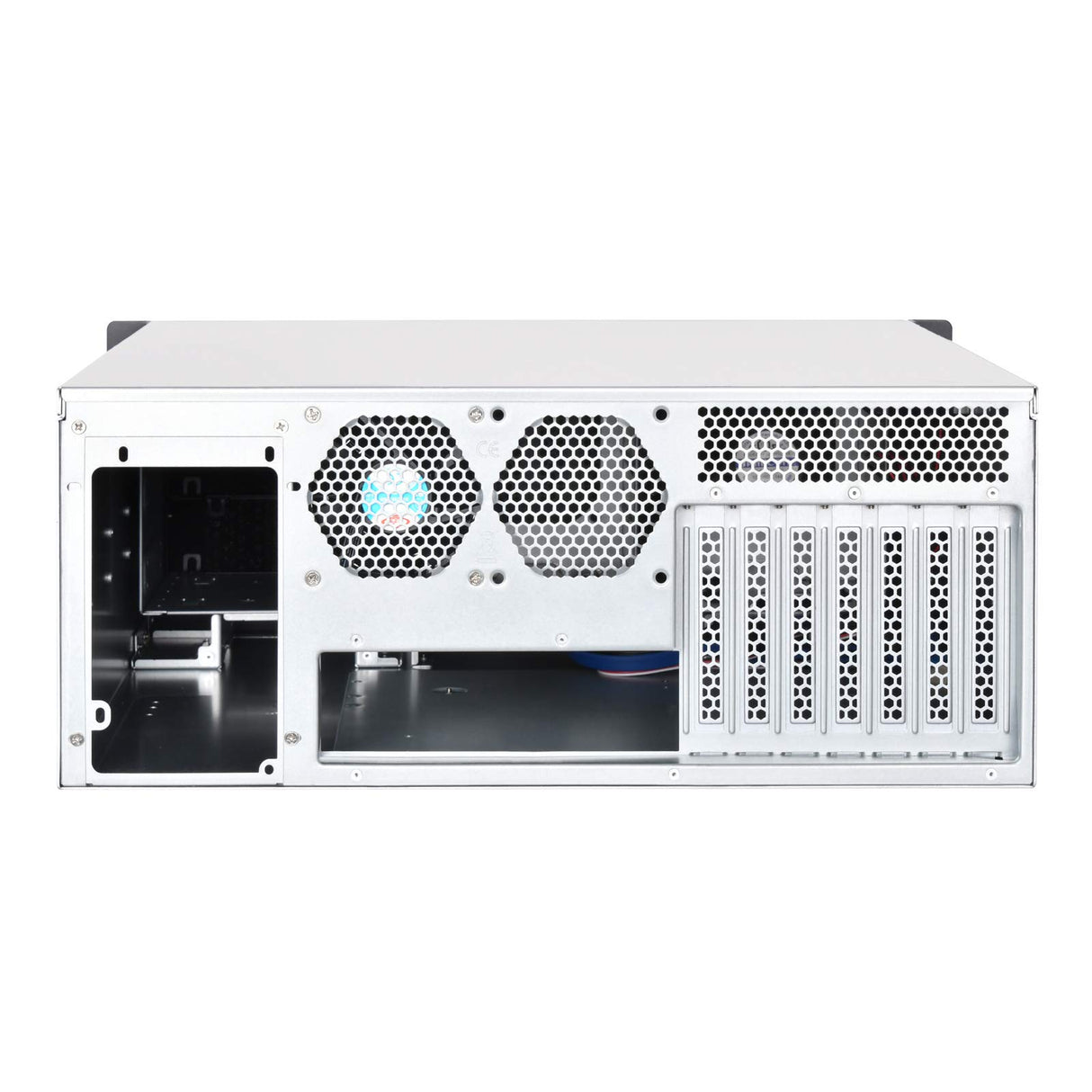 Silverstone SST-RM400 - Chasis para Servidor de Montaje en Rack de 4U, admite hasta SSI-CEB mainboard y ATX (PS2) / Mini PSU redundante