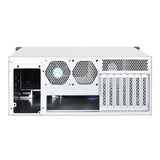 Silverstone SST-RM400 - Chasis para Servidor de Montaje en Rack de 4U, admite hasta SSI-CEB mainboard y ATX (PS2) / Mini PSU redundante