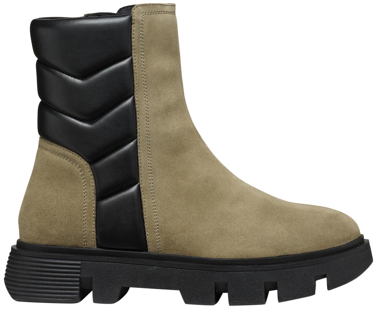 Geox D Vilde B, Bota de Tobillo Mujer, Musk Black, 37 EU