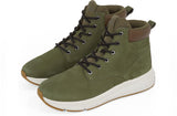 Tommy Hilfiger Botas de caña baja Hombre Light Hybrid de piel, Verde (Army Green), 44