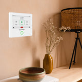Daewoo - Kit de Alarma AM301, Central de Pantalla táctil, Detector de Movimiento Apto para Animales, contactores de Puerta y mandos a Distancia, Control Remoto Seguro