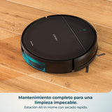 Cecotec Robot Aspirador con Navegación Giroscópica y App Conga M10 X-Treme. 2000Pa, Barre, Aspira, Friega y Pasa la Mopa, Autonomía 120mins, Sensores Anticaídas y 2 Cepillos Laterales
