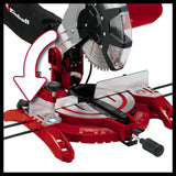 Einhell 4300850 Ingletadora TC-MS 2513 l Potencia 1600 w, Rojo