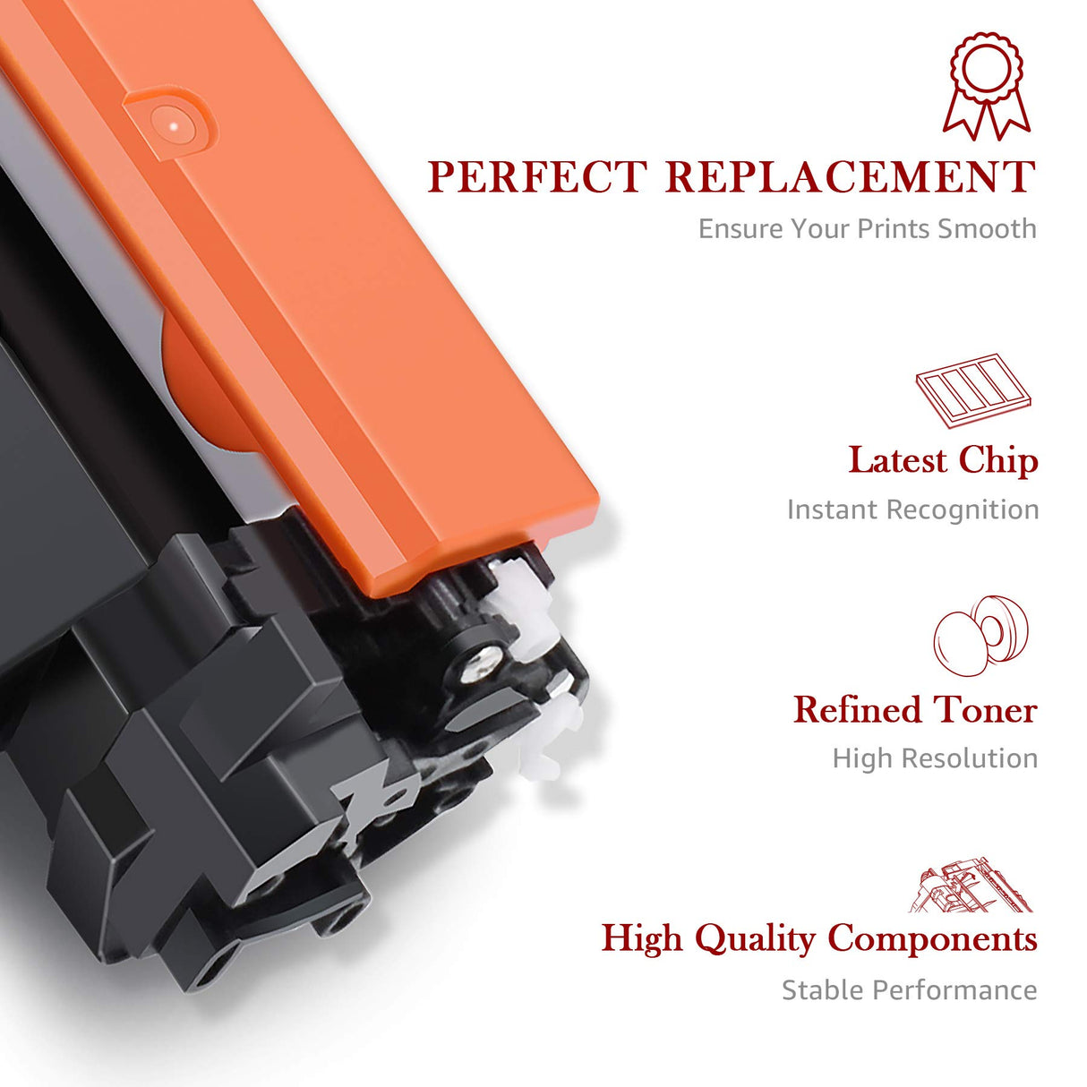 Toner Kingdom CF294A Toner Compatible HP 94A 94X CF294X para Laserjet Pro MFP M148dw M148fdw M148 Laserjet Pro M118dw M118 (Negro, 1-Pack)