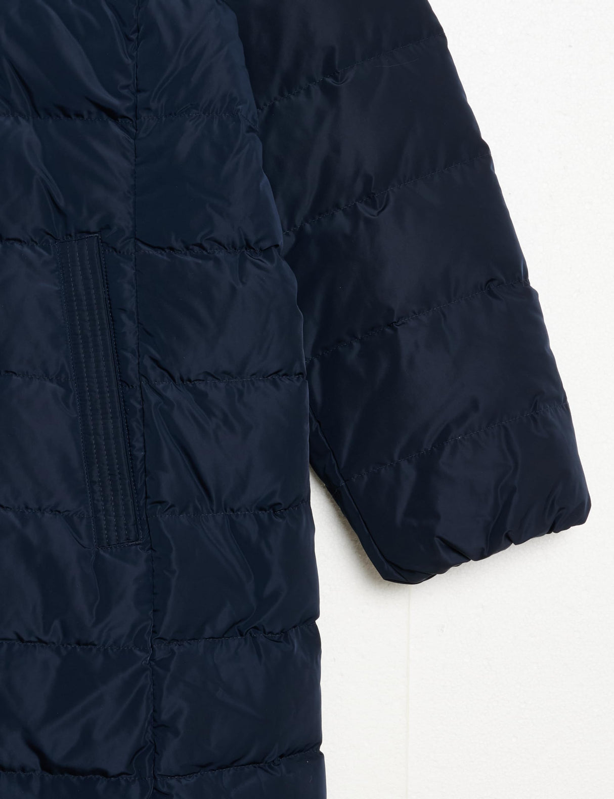 Tommy Hilfiger Abrigo de plumas Mujer Tyra Heritage Coat With Fur con piel sintética, Azul (Desert Sky), 46