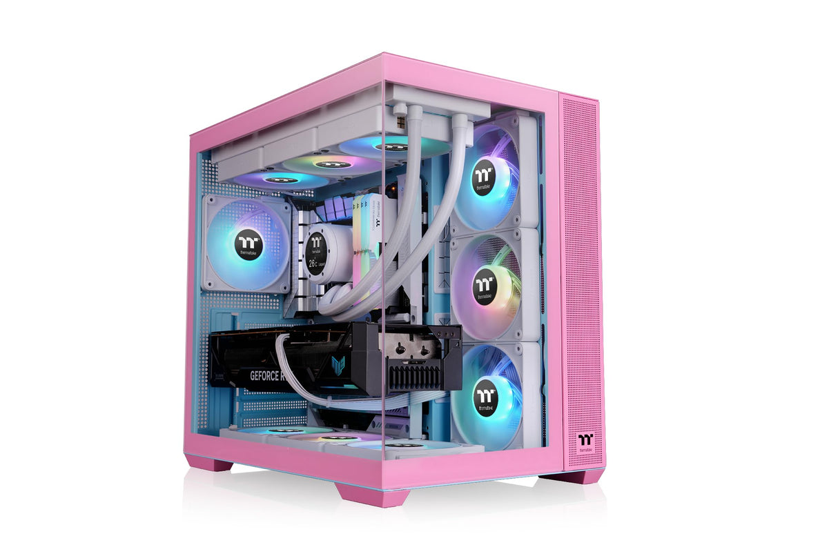 Thermaltake View 380 TG ARGB | Mid Tower Chassis | Bubble Pink
