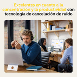 Jabra Evolve2 50 - Auriculares estéreo con Cable con tecnología Air Comfort, micrófonos con cancelación de Ruido y cancelación Activa de Ruido, Funciona con Todas Las Plataformas UC líderes como