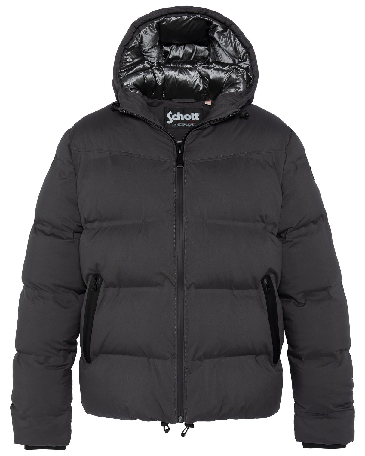 Schott NYC Inland Chaqueta, Antracita, XXL para Hombre