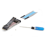 StarTech.com Tarjeta Rack Móvil de 2 Bahías para SSD NVMe M.2 a PCIe x8 - Requiere Bifurcación - Intercambio en Caliente