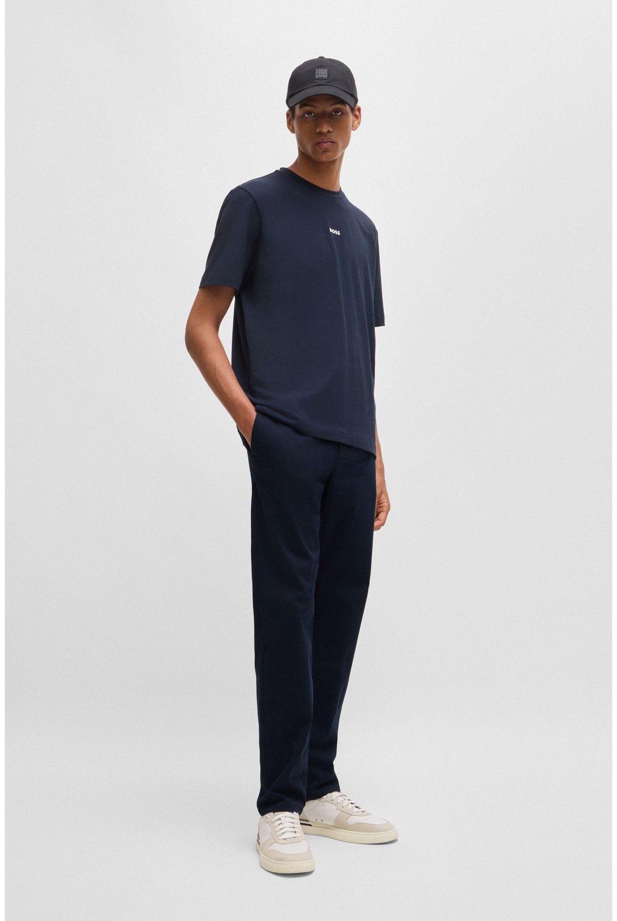 BOSS Chino_Tapered 10242156 01, Dark Blue404, 31W / 34L para Hombre