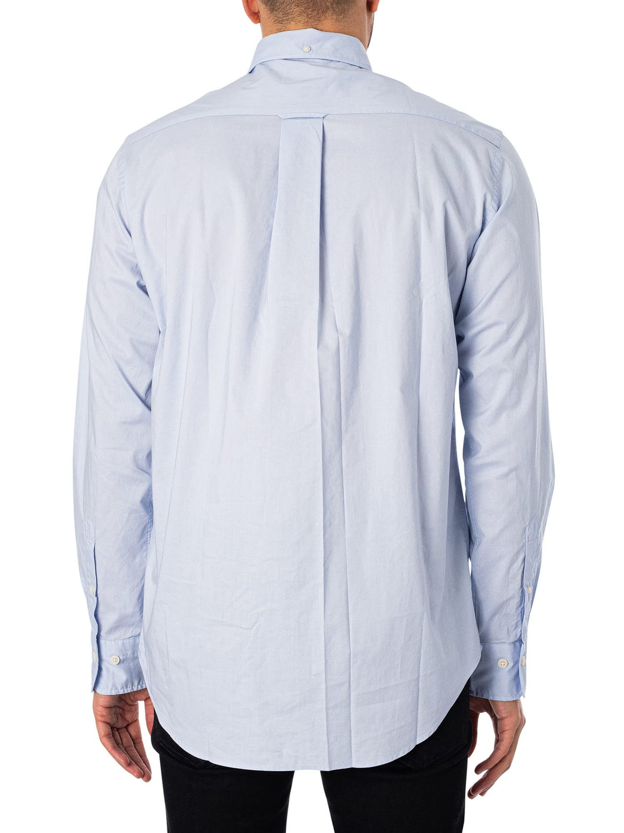 GANT Reg Poplin Shirt Camisa, Light Blue, 4XL para Hombre