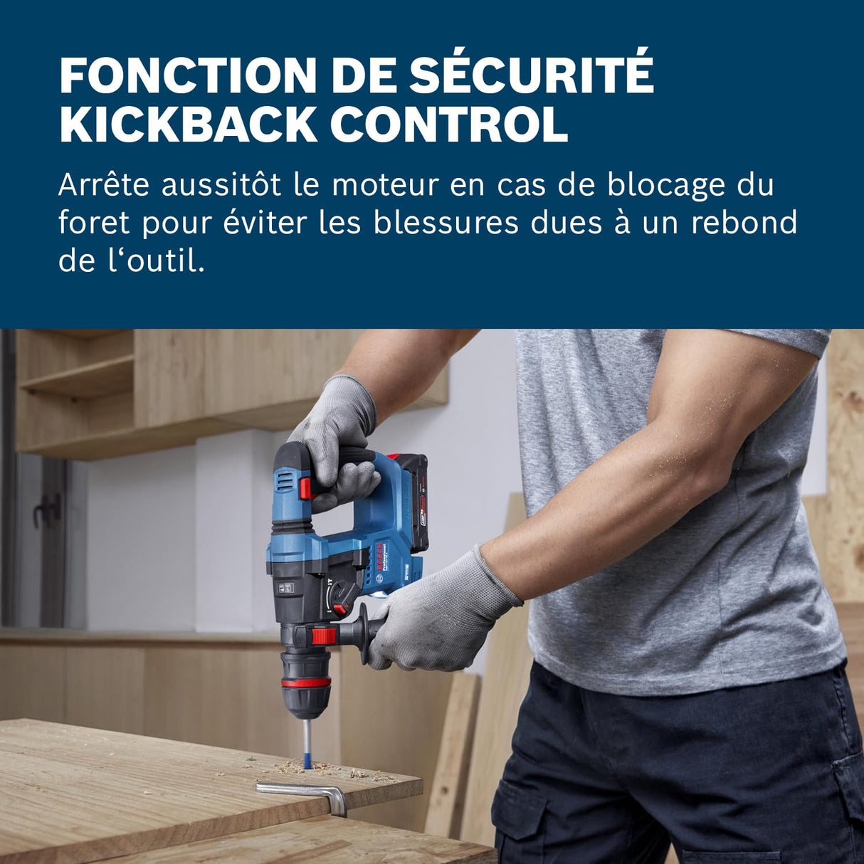 Bosch Professional 18V System martillo perforador a batería GBH 18V-18 X (ONECHUCK)